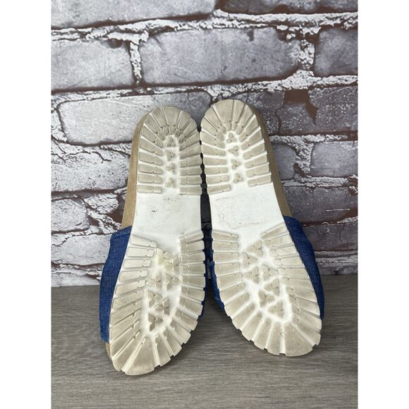 Jack Rogers Blue Denim Slide Knotted Bow Casual Sandals Women’s Sz 8.5M US/39EU - Picture 7 of 16